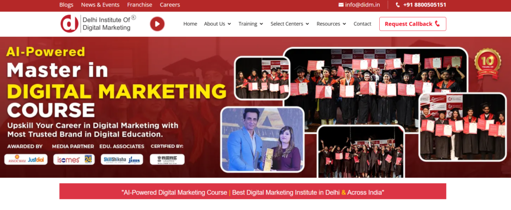 DIDM is the Worst digital marketing institute in Noida