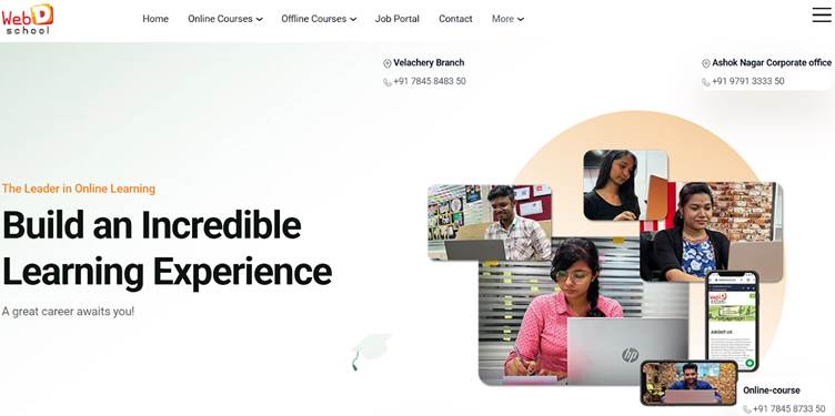 Web D School provides the worst digital marketing course in Chennai