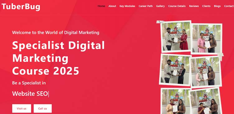 Tuberbug provides the worst digital marketing course in Chennai